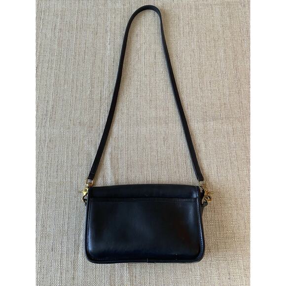 COACH Vintage Luxury Black Small Pocket Purse Shoulder Handbag - Picture 13 of 16